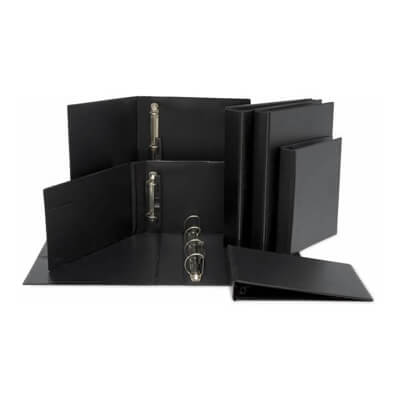 Carpeta Folio 4a 40mm color negro