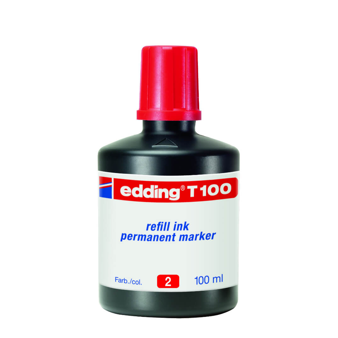 Tinta edding T100 roja