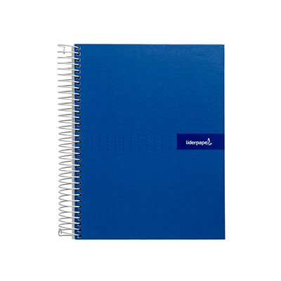Quadern Liderpapel A4 C4 80f blau marí