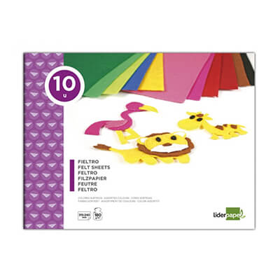 Bloc feltres A4 assortits (10u)