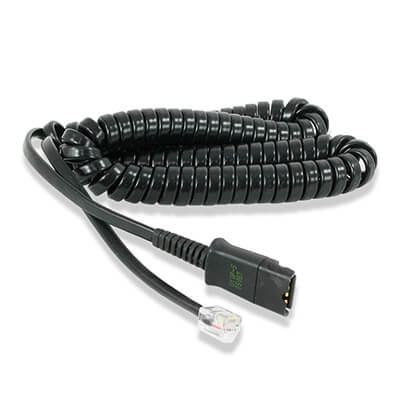 Cable Poly (RJ45) per auricular/telèfon