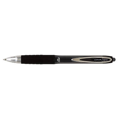 Rollerball tinta gel Uni 207 negro pulsador