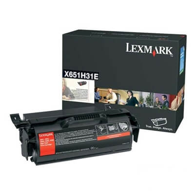 Tóner Lexmark corporativo retornable 25k x65x