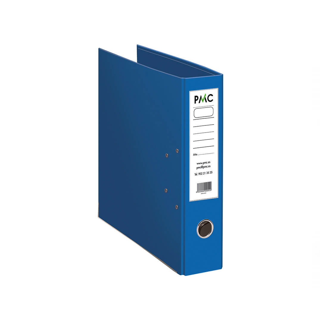 Archivador PMC A4 ancho azul ECOFILE