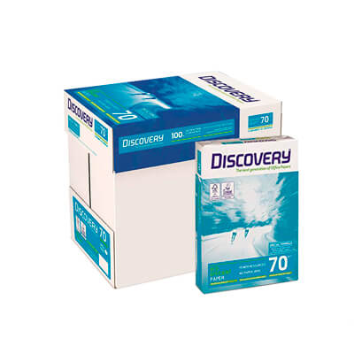 Caja papel Discovery A4 70g 2500 hojas
