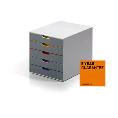 Calaixera sobretaula Durable VARICOLOR® 5 calaixos