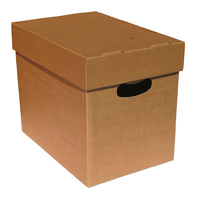 Caixa embalatge Foli 395x285x215 amb tapa (10u)