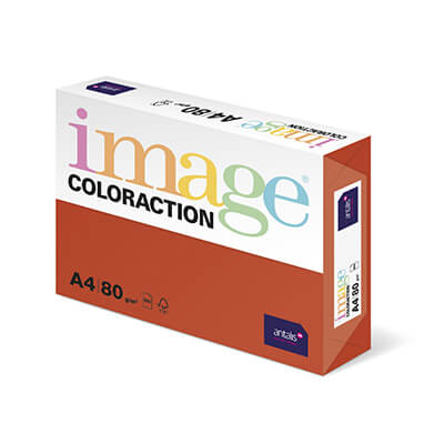 Paquet paper A4 80g vermell London ZR09
