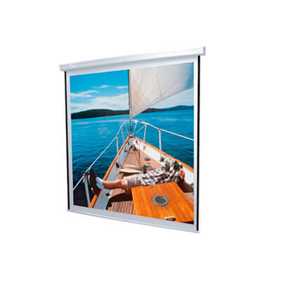 Pantalla mural 200x200 cm formato 1:1 SLR