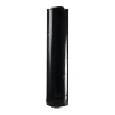 Rollo plástico extensible 23 micras negro