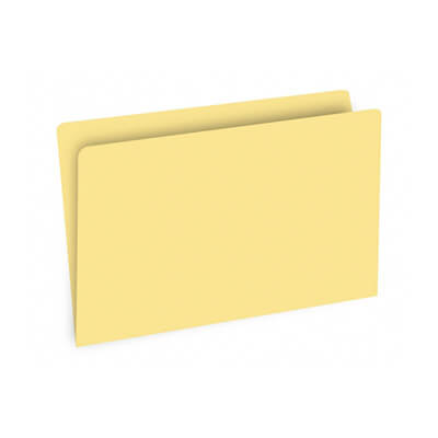 Subcarpeta Foli groga pastel (50u)